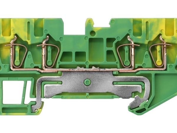 Siemens 8WH2004-0CE07 Maadoitusliitin Jousikuormitettu liitäntä Vihreä-keltainen 1 kpl