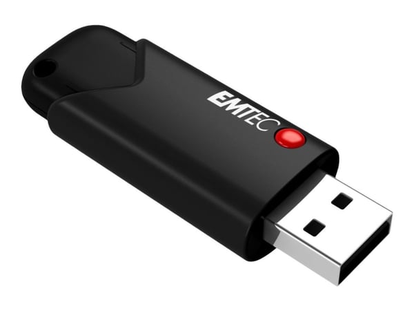 EMTEC B120 Click Secure 3.2 - USB-flashstasjon - kryptert - FIPS 140-2 - 128 GB - USB 3.2 Gen 2