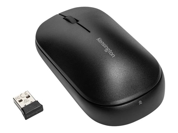 Kensington SureTrack, Molempikätinen, RF Wireless + Bluetooth, 2400 DPI, Musta