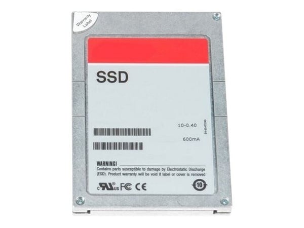 Dell - SSD - 1.92 TB - intern - 2.5" i 3,5 tommer leder - SAS 12Gb/s - for PowerEdge C6420 (3.5")
