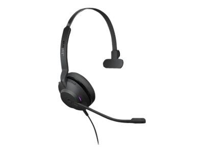 Jabra Evolve2 30 MS Mono - Hodesett - on-ear - kablet - USB-C - Certified for Microsoft Teams