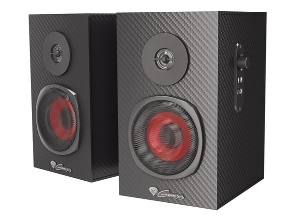 Genesis Helium 200 - Høyttalere - for PC - 20 watt (Total) - toveis - svart, rød