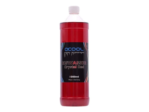 Alphacool Ice Water Crystal Red, 1000ml valmis sekoitus - punainen
