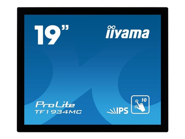 iiyama ProLite TF1934MC-B7X - LED-skjerm - 19" - åpen ramme - berøringsskjerm - 1280 x 1024 - IPS - 350 cd/m² - 1000:1 - 14 ms - HDMI, VGA, Display...