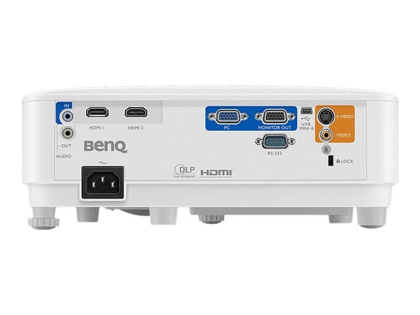 BenQ MW550 - DLP-prosjektor - bærbar - 3D - 3600 ANSI lumen - WXGA (1280 x 800) - 16:10 - 720p