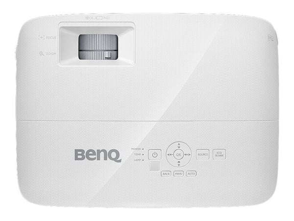 BenQ MW550 - DLP-prosjektor - bærbar - 3D - 3600 ANSI lumen - WXGA (1280 x 800) - 16:10 - 720p