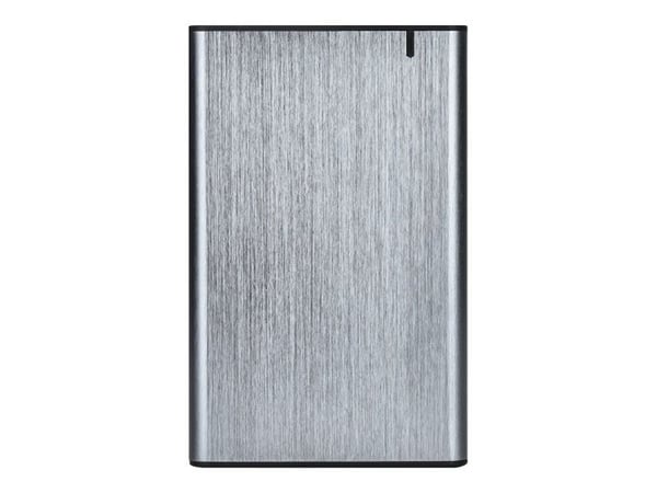 Gembird EE2-U3S-6-GR - Lagringskabinett - 2,5" - SATA 6Gb/s - USB 3.1 (Gen 1) - grå