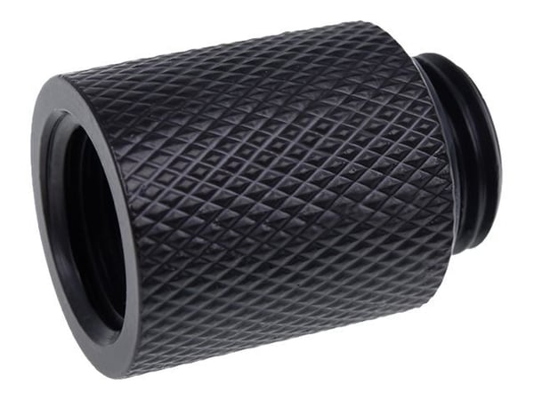 Alphacool Eiszapfen Connector Series Extension - Armatur for væskekjølesystem - mørkesvart