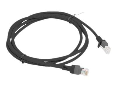 Lanberg - Koblingskabel - RJ-45 (hann) til RJ-45 (hann) - UTP - CAT 6 - formstøpt, uten hindringer, flertrådet - svart, RAL 9004