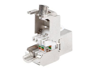 Lanberg KSF7-2000 - Modulinnlegg - CAT 7 - FTP - RJ-45 - sølv