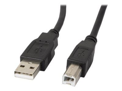 Lanberg - USB-kabel - USB (hann) til USB-type B (hann) - USB 2.0 - 50 cm - svart