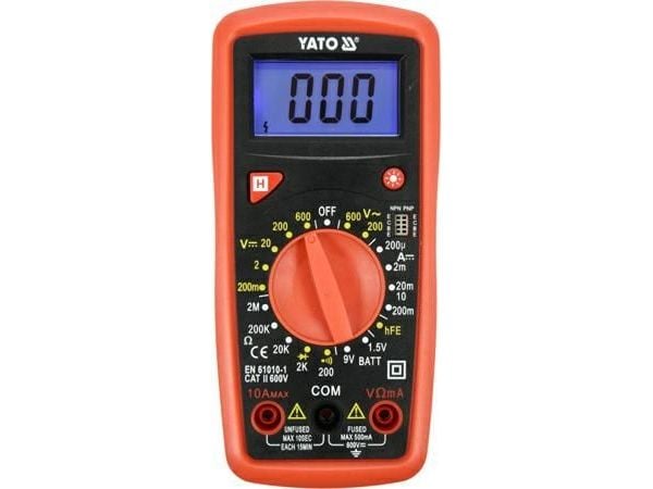 Yato YATO UNIVERSAL DIGITAL METER 73081 YT-73081