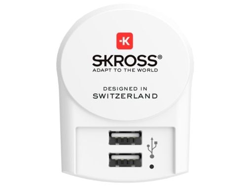 Skross 1.302421, Innendørs, AC, 5 V, 2,4 A, Hvit