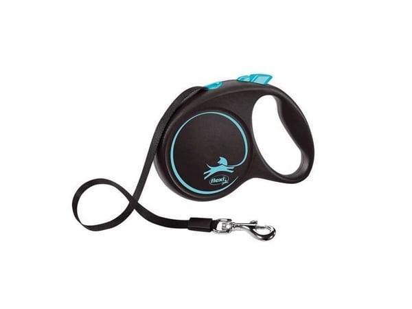 flexi Black Design M bånd 5 m, 25 kg, blå