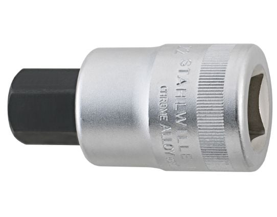 STAHLWILLE 59 17, Stikkontakt, 3/4", Metrisk, 1 hoder, 17 mm, Kromfarget