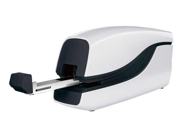 Leitz WOW 5566 - Elektrisk stiftemaskin - 10 ark / 1 mm - E1 - plast, metall - hvit