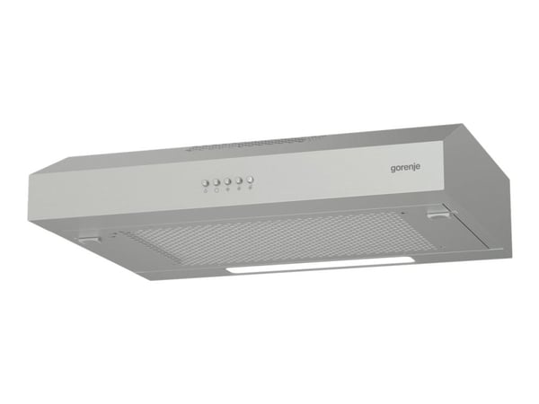 Gorenje Essential WHU629ES/S - Panser - standard - bredde: 59.6 cm - dybde: 46.8 cm - ekstraksjon og resirkulasjon (-) - sølv Gorenje Essential WHU629ES/S - Panser - standard - bredde: 59.6 cm - dybde: 46.8 cm - ekstraksjon og resirkulasjon (-) - sølv