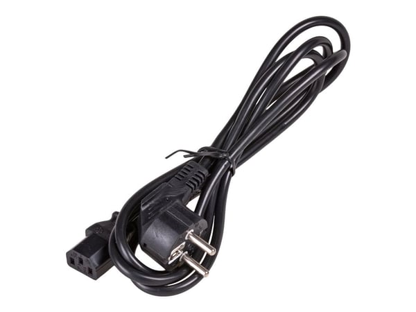 Akyga Copper Series AK-PC-01C - Johdinsarja - CEE 7/7 (han) vinklet til IEC 60320 C13 - 250 V - 10 A - 1,5 m - lajitelma
