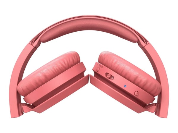 Philips TAH4205RD - Hodetelefoner med mikrofon - on-ear - Bluetooth - trådløs - lydisolerende - rød