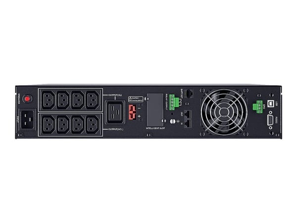 CyberPower Smart App Online S OLS3000ERT2Ua - UPS (rackmonterbar/ekstern) - AC 230 V - 2700 watt - 3000 VA - enkeltfase - 9 Ah - RS-232, USB - utga...