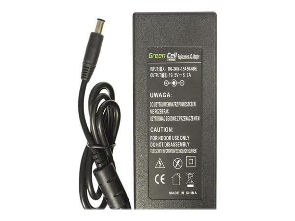 Green Cell PRO - Strømadapter - AC - 130 watt - svart - for Dell Inspiron 15R, 17R; Latitude E4300, E5400, E6400, E6400 ATG, E6400 XFR