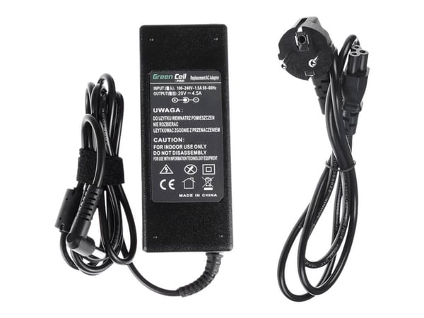 Green Cell PRO - Strømadapter - AC - 90 watt - svart - for Lenovo B570; G550; G570; G575; G580; G585; G770; G780; IdeaPad P580; Z510; Z580; Z585