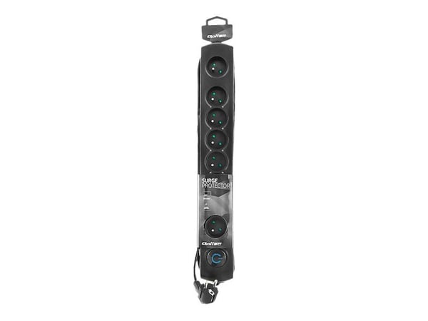 Qoltec 50114, 8 AC-pistorasia(a), Tyyppi E, 230 V, 50 Hz, 16 A, 3680 W
