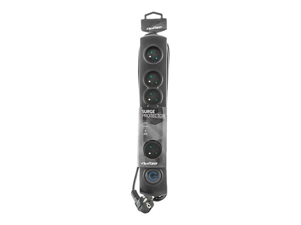 Qoltec 50111, 6 AC-pistorasia(a), Tyyppi E, 230 V, 50 Hz, 16 A, 3680 W
