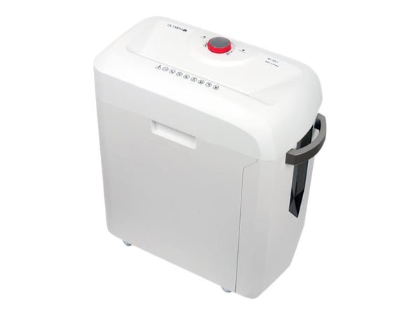 Makulator Olympia MC 306.2, Micro-cut shredding, 22 cm, 19 L, 62 dB, Knapper, 6 min.