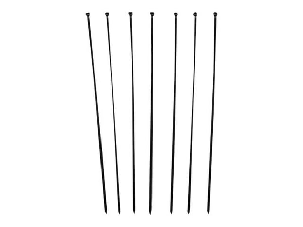 Qoltec - Kaapelinjohtimet - 35 cm - lajitelma (pakkaus 100 kpl)