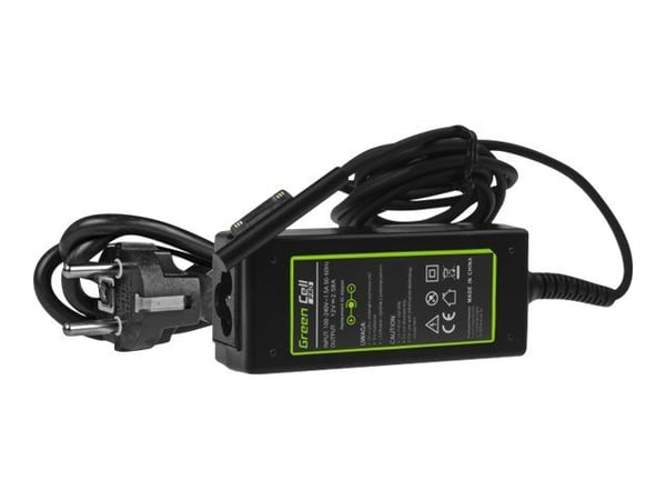 Green Cell PRO - Virtalähde - AC - 36 Watt - musta - Microsoft Surface Pro 3, Pro 4 -laitteille