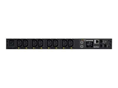 CyberPower Switched Metered-by-Outlet PDU81005 - Strømfordelerenhet (kan monteres i rack) - AC 100-120 V - Ethernet, USB, serial - inngang: IEC 603...