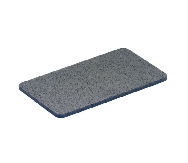 Zassenhaus 060003, Middagstallrik, Rektangulär, Plast, Antracit, 160 mm, 250 mm