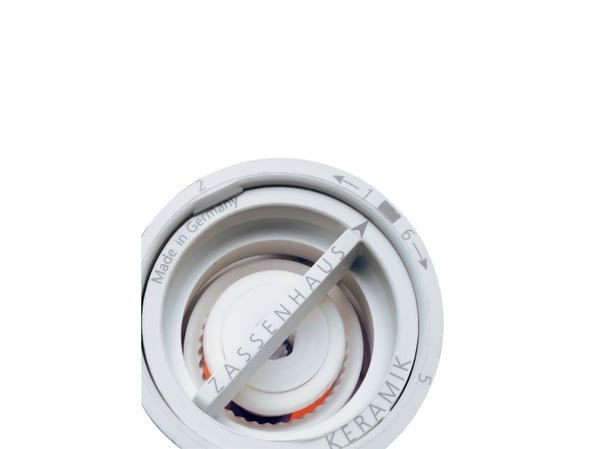 Zassenhaus Aachen, Saltkvern, Rustfritt stål, Gjennomsiktig, Akryl, Keramisk, 58 mm, 180 mm