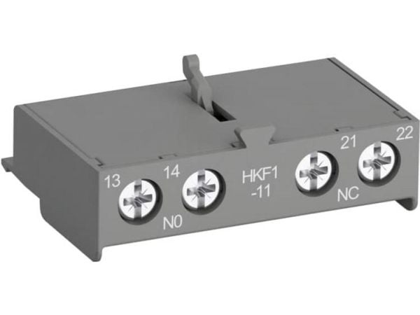 ABB 1SAM 201 901 R1001 HKF1-11 Moottorikatkaisijan lisäkytkin MS 116 etupuolinen jatkokytkentä