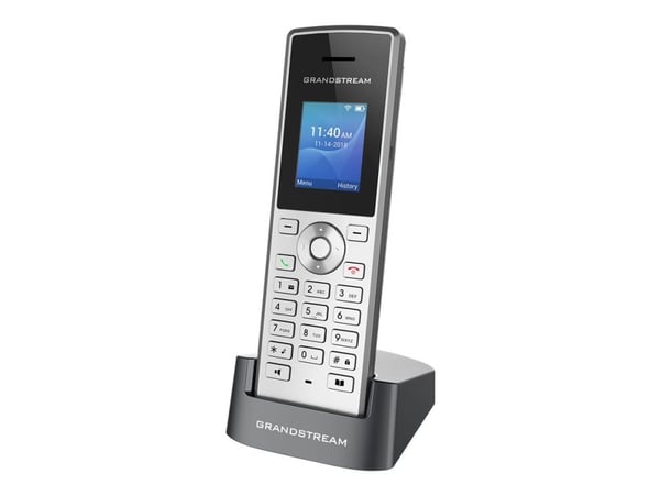 Grandstream WP810 - trådløs VoIP-telefon - IEEE 802.11a/b/g/n/ac (Wi-Fi) - 3-veis samtalefunksjon - SIP, RTCP, RTP, SRTP - 2 linjer