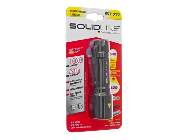 Led Lenser ST7R taskulamppu Musta Käsi taskulamppu