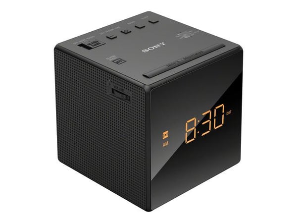 Sony ICF-C1 - Klokkeradio - 100 mW - svart