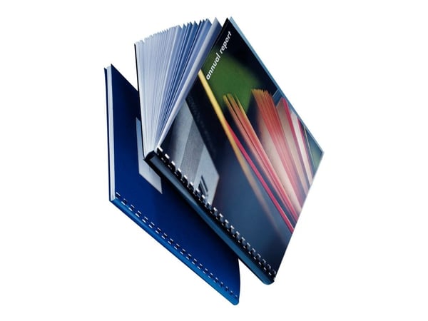 Leitz - 21 ringer - A4 (210 x 297 mm) - 180 ark - svart - plastbindekam - for Leitz comBIND 300, comBIND 500, comBIND 500e