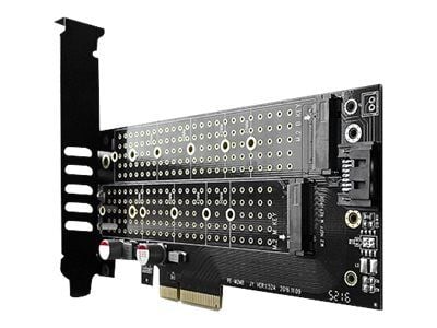 AXAGON PCEM2-D - Tallennusohjain - M.2 - 2-kanavainen - M.2 NVMe-kortti / SATA 6Gb/s - matala profiili - PCIe 3.0 x4