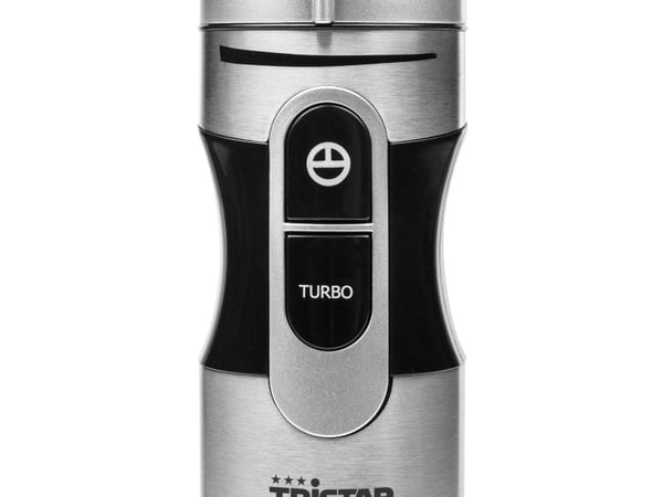Tristar MX-4828, Stav Mikser, 0,7 l, Isknusing, 1000 W, Sort, Rustfritt stål
