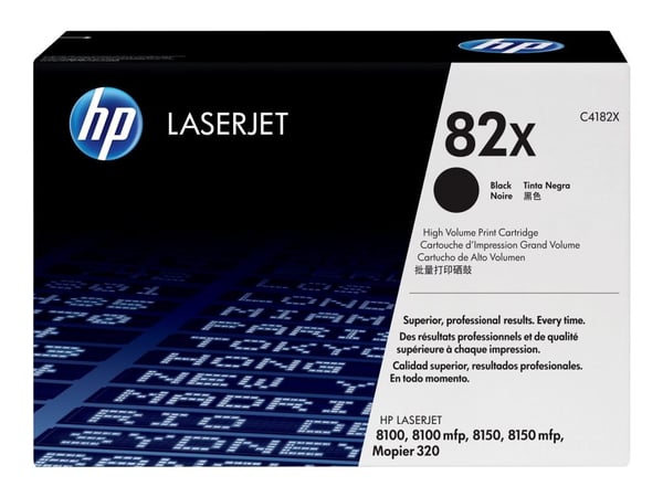 HP 82X High Yield Black Original LaserJet Toner Cartridge, 20000 sivua, Musta, 1 kpl