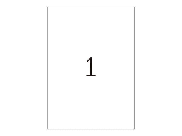 HERMA Special - Matt - selv-adhesiv - gul - A4 (210 x 297 mm) 25 stk filmetiketter