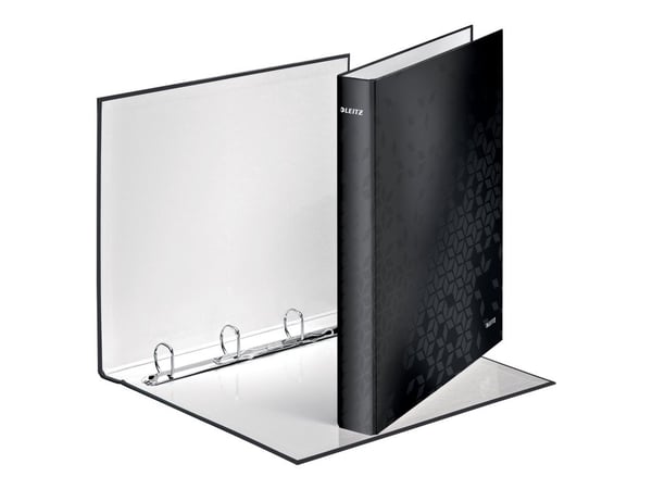 Leitz WOW - Ringperm - bokryggbredde: 40 mm - for A4 Maxi - kapasitet: 230 ark - svart