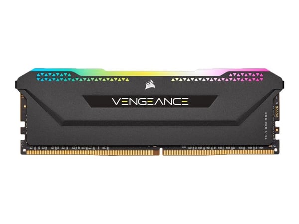 CORSAIR Vengeance RGB PRO SL - DDR4 - sett - 16 GB: 2 x 8 GB - DIMM 288-pin - 3200 MT/s / PC4-25600 - CL16 - 1.35 V - ikke-bufret - ikke-ECC - svart