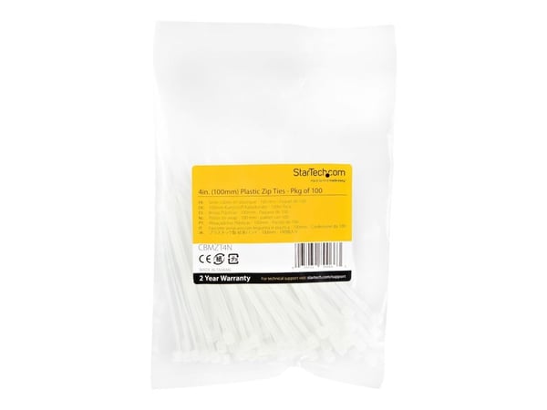 StarTech.com CBMZT4N, Avattava johdinside, Nailon, Muovi, Valkoinen, 2,2 cm, V2, -40 - 85 °C