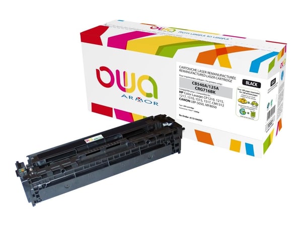 Armor - Svart - kompatibel - tonerpatron - for HP Color LaserJet CM1312 MFP, CP1215, CP1217, CP1515n, CP1518ni