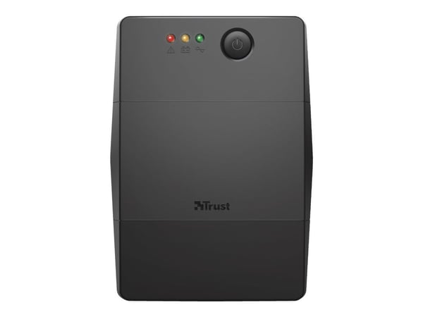 Trust Paxxon - UPS - AC 220-240 V - 480 Watt - 800 VA - 9 At - USB - lähtöliittimet: 2