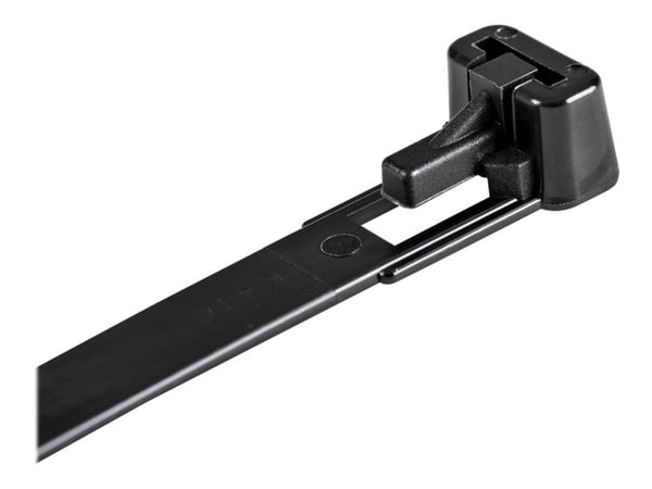 StarTech.com CBMZTRB10BK, Avattava johdinside, Nailon, Muovi, Musta, 6,5 cm, V2, -40 - 85 °C