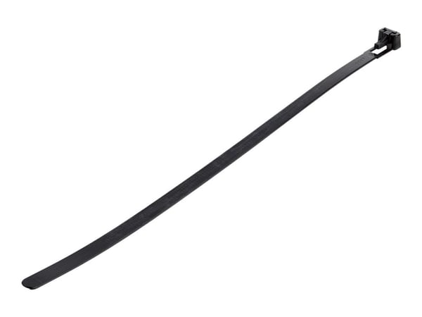 StarTech.com CBMZTRB10BK, Avattava johdinside, Nailon, Muovi, Musta, 6,5 cm, V2, -40 - 85 °C